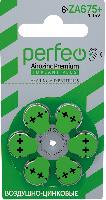 Элементы питания  Perfeo ZA675+/6BL Airozinc Premium IMPLANT Plus (|60/600 PF_C3327)