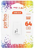 Носители информации   Perfeo USB 64GB M01 White