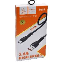 Кабель Type-C  Кабель Type-C vdenmenv D55T 3,6A текстильный 1м