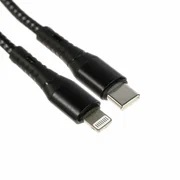 Кабели прочие, переходники  Кабель Lightning/Type-C XB PD38L 20W,  тканевый, 1м (без упаковки)