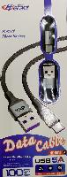 Кабель Micro USB  Кабель Micro Herani HE-A01 5A  армированный с индикатором  1м