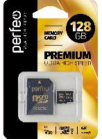 Носители информации   Perfeo microSDXC 128GB High-Capacity (Class 10) UHS-3 V30