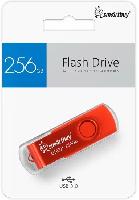 Носители информации   USB 3.0/3.1 накопитель Smartbuy 256 ГБ серия Twist Красный (SB256GB3TWR)